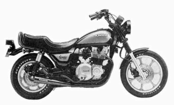 Мотоцикл Kawasaki Z 1 1 00D Spectre 1982 фото
