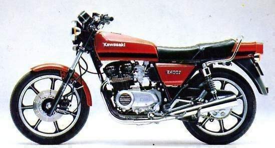 Мотоцикл Kawasaki Z 400J 1980 фото