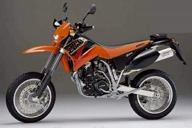 Мотоцикл KTM 640 LC4 Supermoto 1999 фото