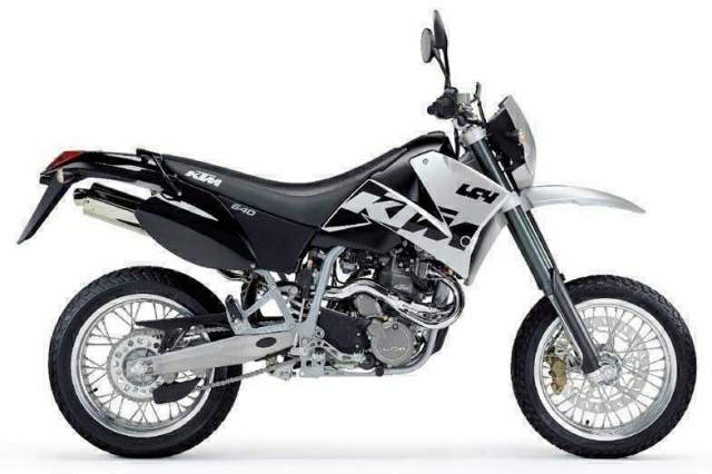 Мотоцикл KTM 640 LC4 Supermoto 1999 фото