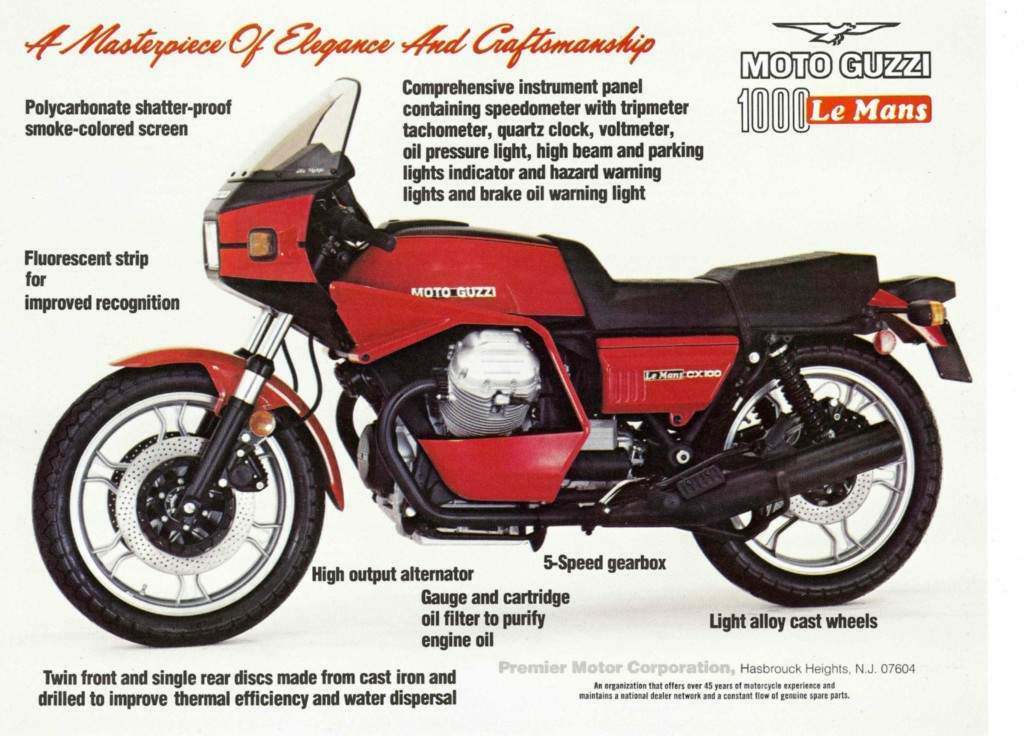 Мотоцикл Moto Guzzi Le Mans CX 100 1979 фото