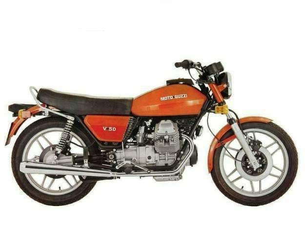 Мотоцикл Moto Guzzi V50 1977 фото