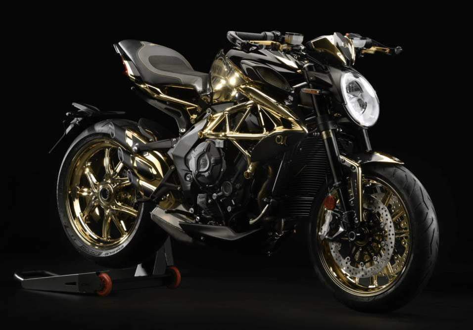Мотоцикл MV Agusta Dragster 800RC Shining Gold 2019 фото