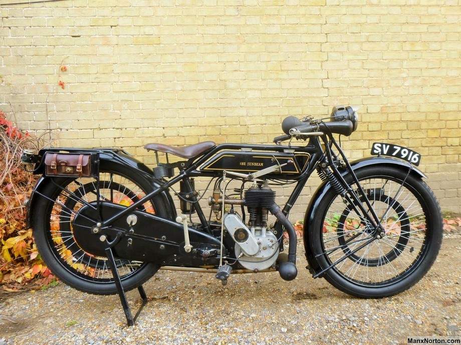 Мотоцикл Sunbeam Model 1 and Model 2 1923 фото
