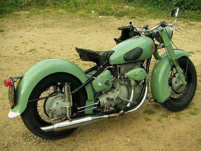 Мотоцикл Sunbeam S7 500, S7 500 De Luxe 1946 фото