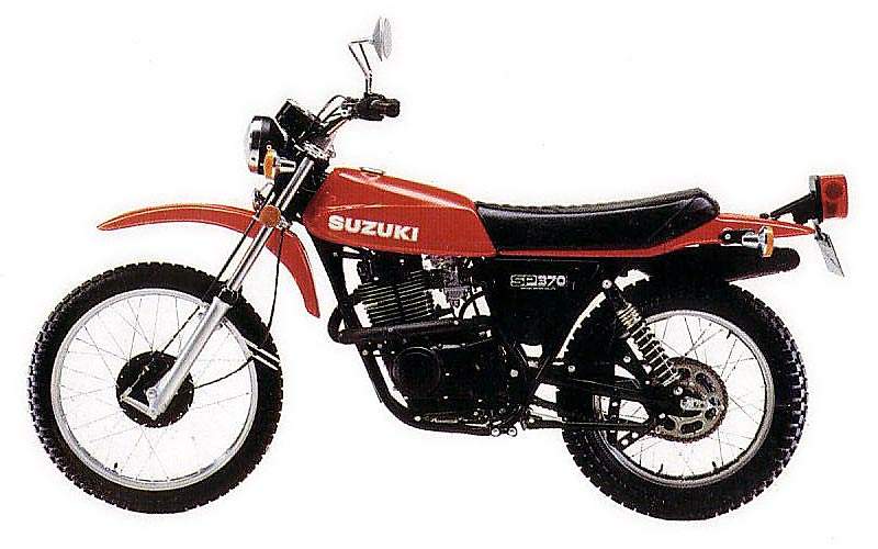 Мотоцикл Suzuki SP 370 1979 фото
