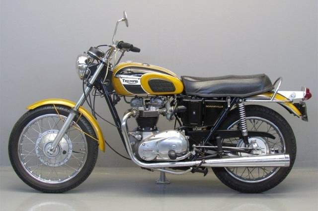 Мотоцикл Triumph T 120 650 Bonneville 1972 фото