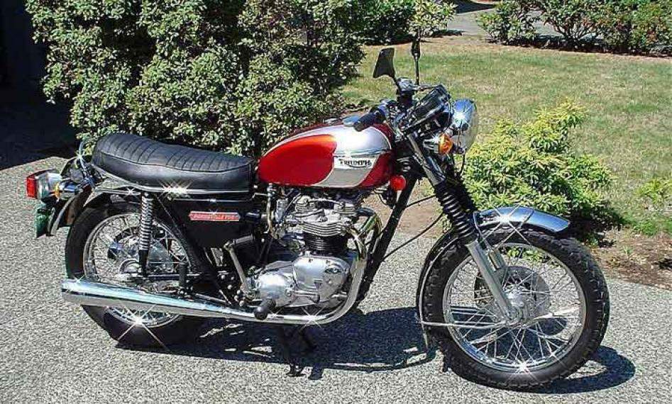 Мотоцикл Triumph T 140V Bonneville 1973 фото