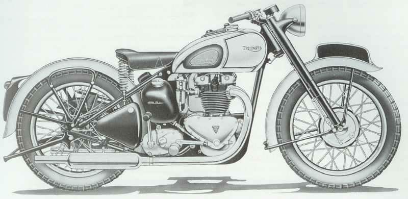 Мотоцикл Triumph Tiger 100 1946 фото