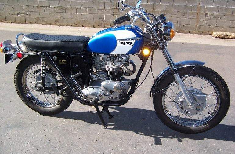 Мотоцикл Triumph TR6C / P/ R / RV Trophy 1972 фото
