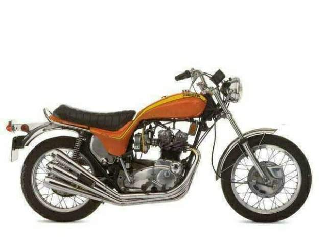 Мотоцикл Triumph TRX 75 Hurricane 1970 фото