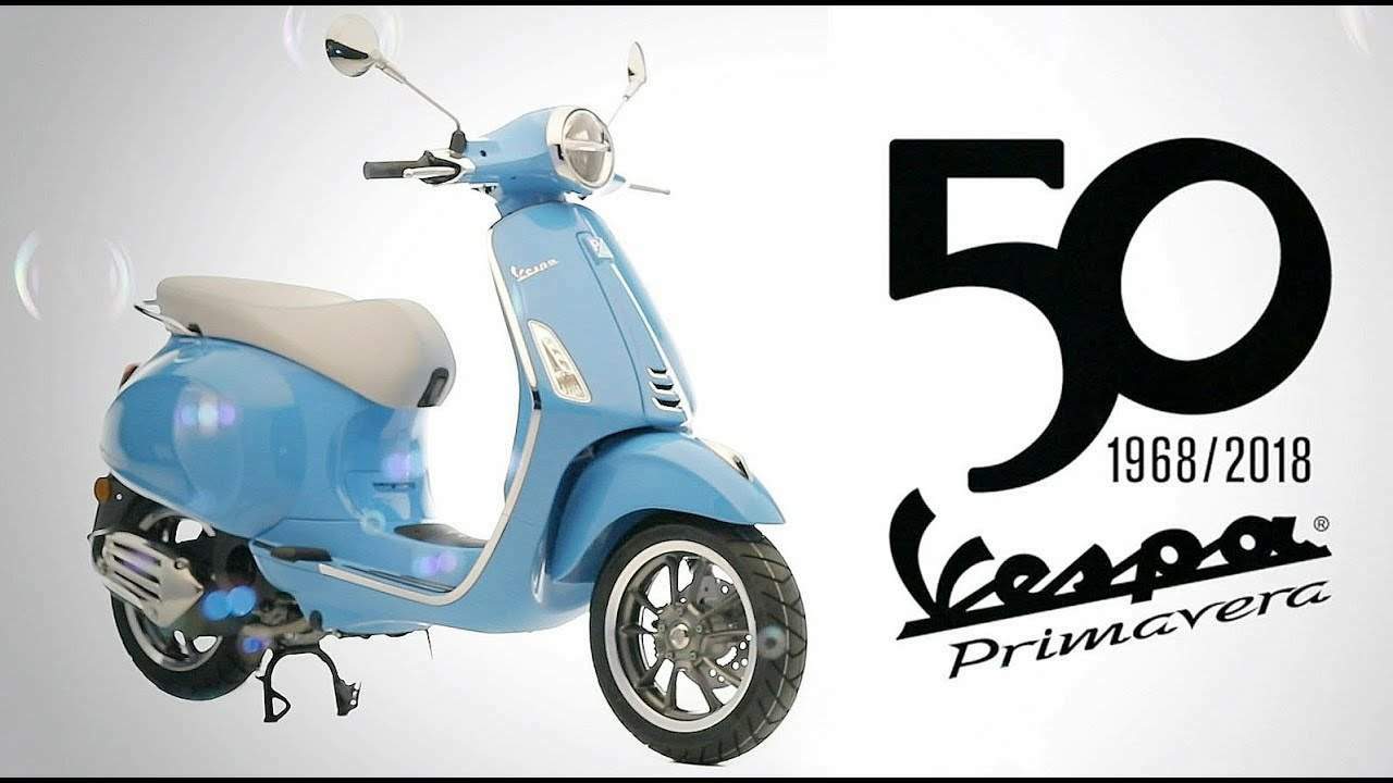 Мотоцикл Vespa Primavera 150 50th Anniversary Special Edition 2018 фото