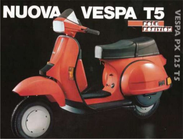 Мотоцикл Vespa PX 125T5 1985 фото