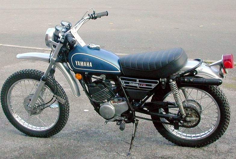 Мотоцикл Yamaha DT 175 1974 фото