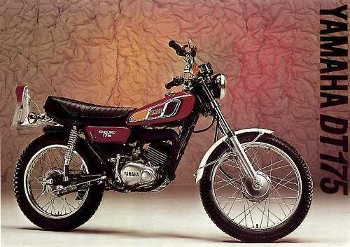Мотоцикл Yamaha DT 175 1976 фото