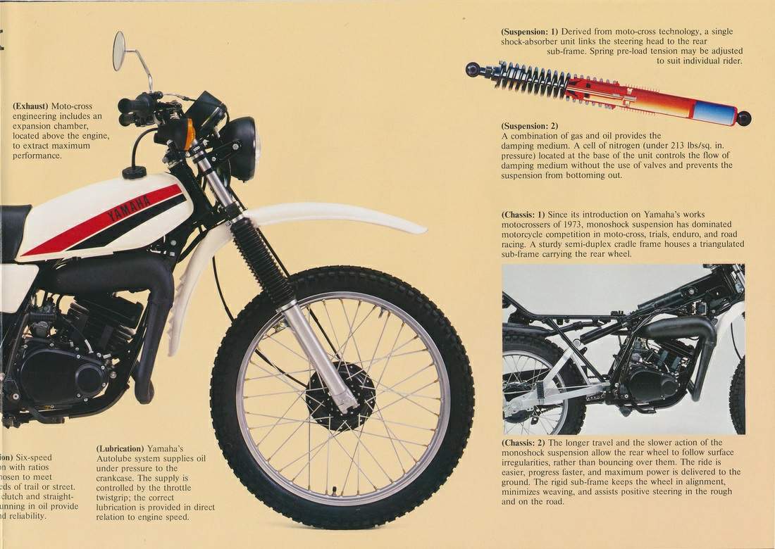 Мотоцикл Yamaha DT 175 1980 фото