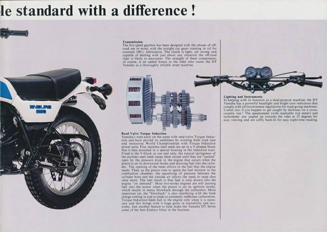Мотоцикл Yamaha DT 250 1978 фото