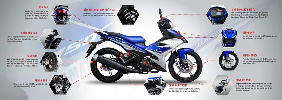 Мотоцикл Yamaha Exciter 150 2015 фото