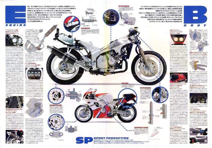 Мотоцикл Yamaha FZR 400R-SP 1989 фото