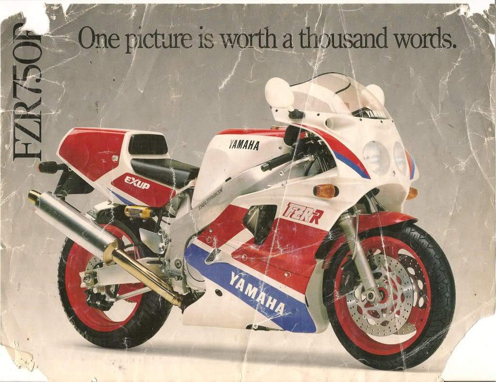 Мотоцикл Yamaha FZR 750RR OWO1 1989 фото