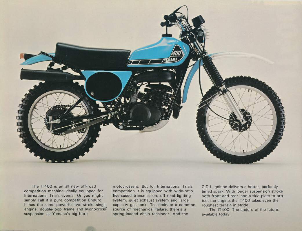 Мотоцикл Yamaha IT 400 1977 фото