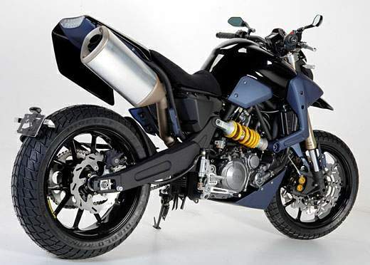 Мотоцикл Yamaha MT-03 660 Caf Motard Concept 2006 фото