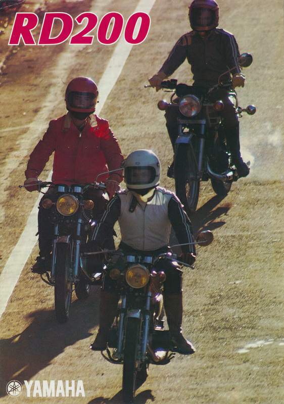 Мотоцикл Yamaha RD 200 1974 фото