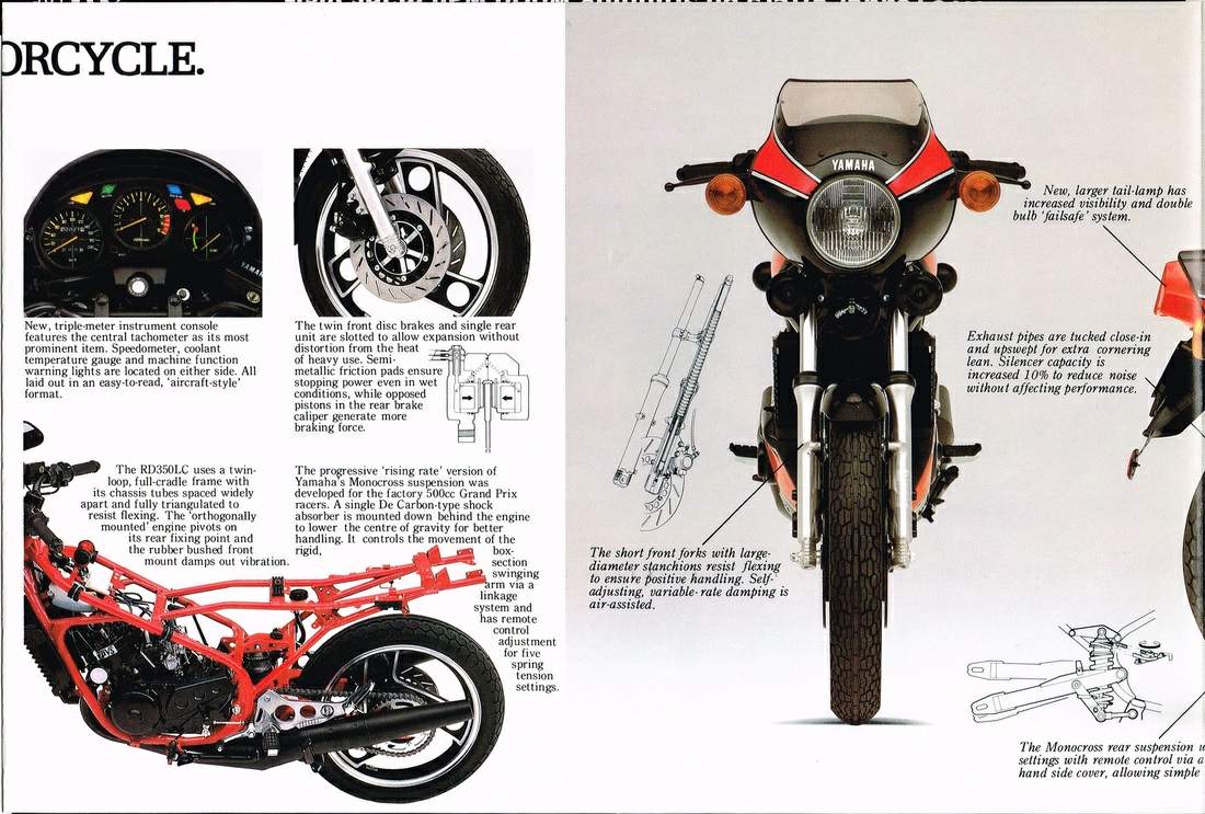 Мотоцикл Yamaha RD 350LC YPVS 1983 фото