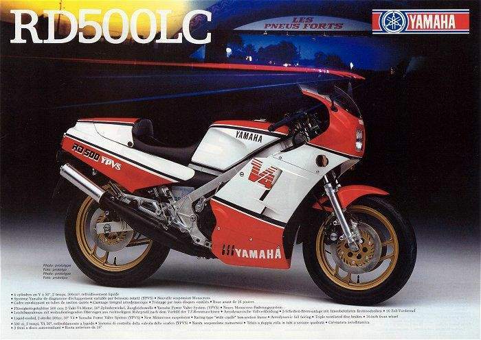 Мотоцикл Yamaha RD 500LC YPVS 1984 фото