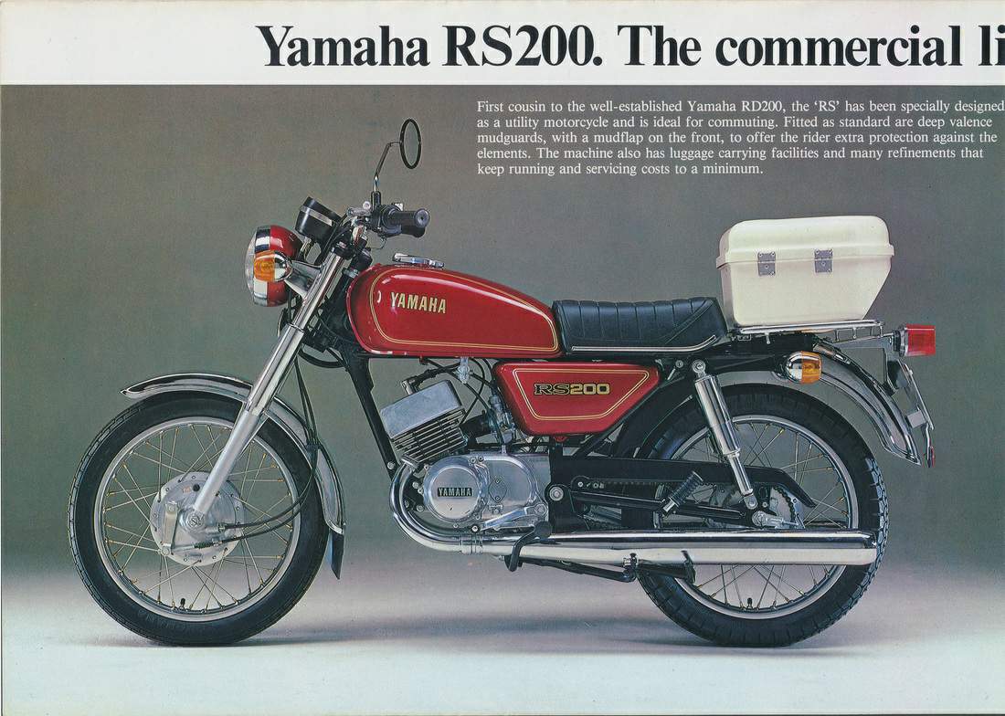 Мотоцикл Yamaha RS 200 1979 фото
