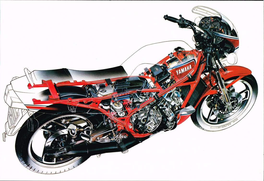 Мотоцикл Yamaha RZ 350LC YPVS 1983 фото