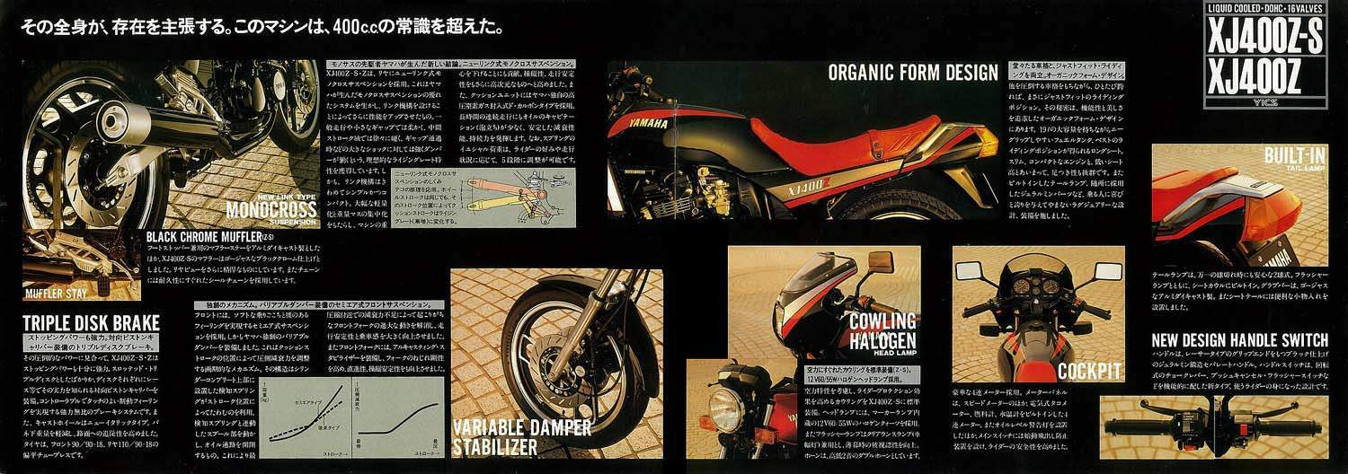 Мотоцикл Yamaha XJ 400Z 1983 фото