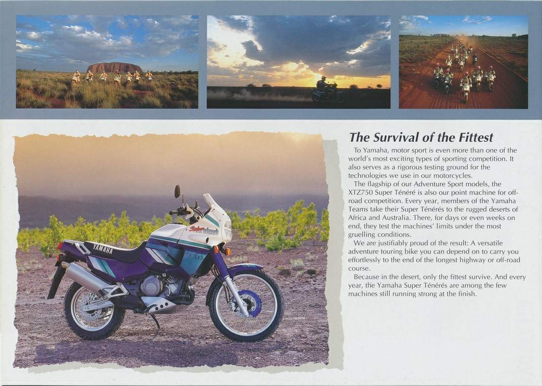 Мотоцикл Yamaha XTZ 750 Super Tnr 1993 фото